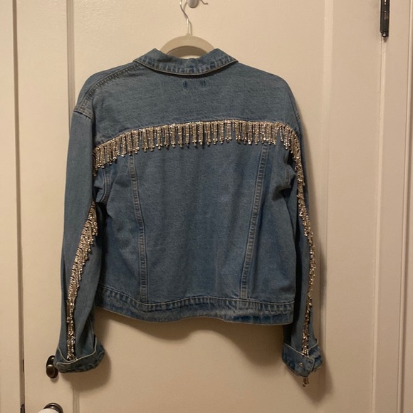 superdown Jackets & Blazers - Rhinestone superdown jean jacket